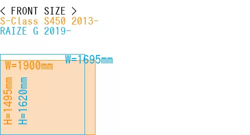 #S-Class S450 2013- + RAIZE G 2019-